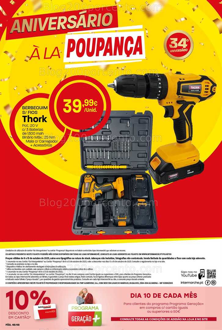 Antevisão Folheto INTERMARCHÉ Super Promoções de 9 a 15 outubro