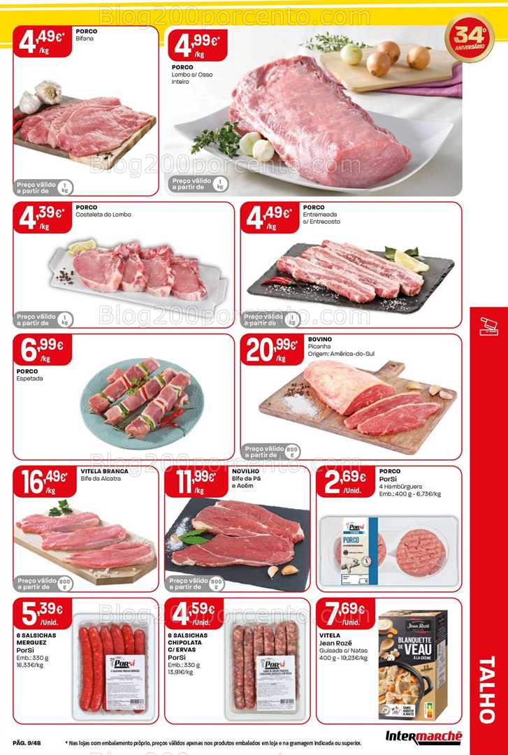 Antevisão Folheto INTERMARCHÉ Super Promoções de 9 a 15 outubro