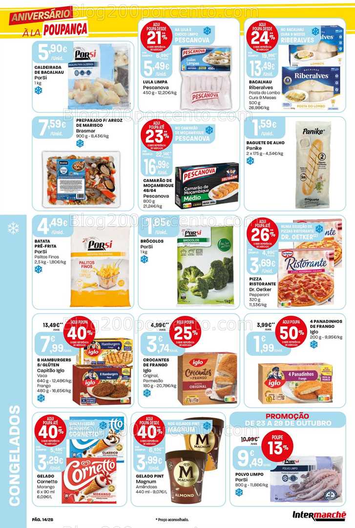 Antevisão Folheto INTERMARCHÉ Contact Promoções de 23 a 29 outubro