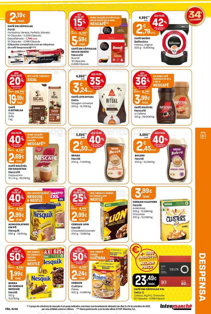 Antevisão Folheto INTERMARCHÉ Contact Promoções de 23 a 29 outubro