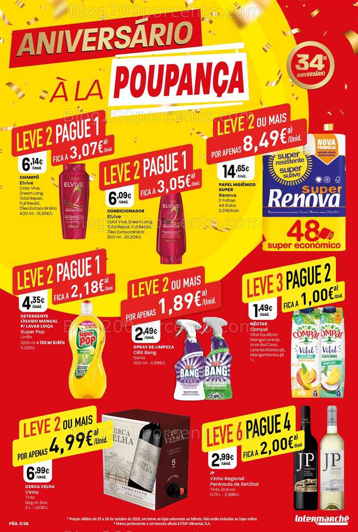 Antevisão Folheto INTERMARCHÉ Contact Promoções de 23 a 29 outubro