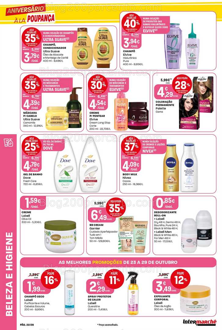 Antevisão Folheto INTERMARCHÉ Contact Promoções de 23 a 29 outubro
