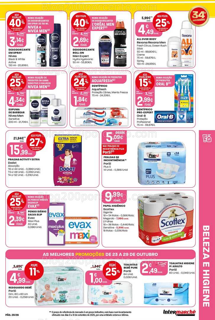 Antevisão Folheto INTERMARCHÉ Contact Promoções de 23 a 29 outubro