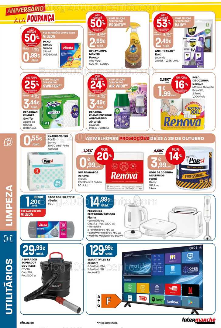 Antevisão Folheto INTERMARCHÉ Contact Promoções de 23 a 29 outubro