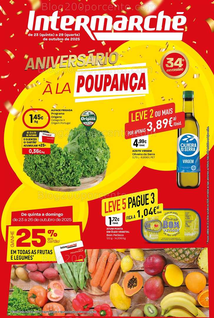 Antevisão Folheto INTERMARCHÉ Mini Promoções de 23 a 29 outubro