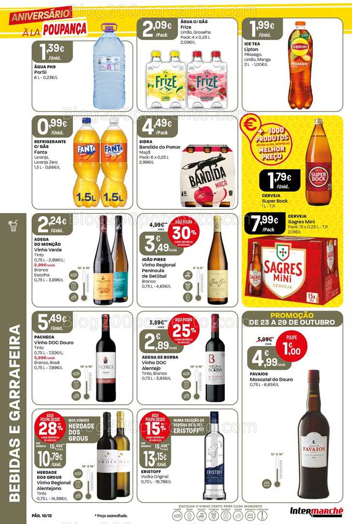 Antevisão Folheto INTERMARCHÉ Mini Promoções de 23 a 29 outubro