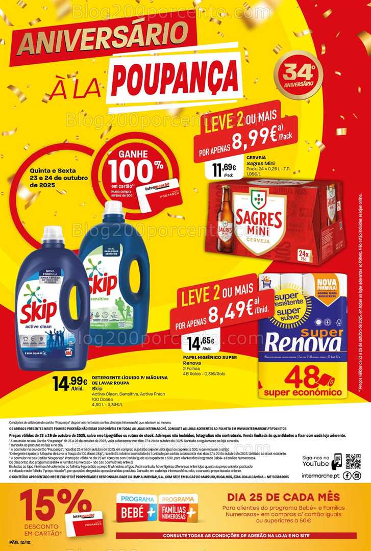 Antevisão Folheto INTERMARCHÉ Mini Promoções de 23 a 29 outubro