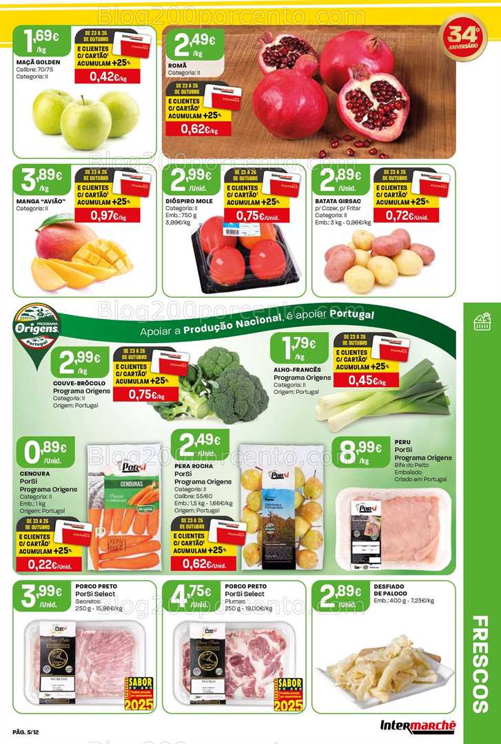 Antevisão Folheto INTERMARCHÉ Mini Promoções de 23 a 29 outubro