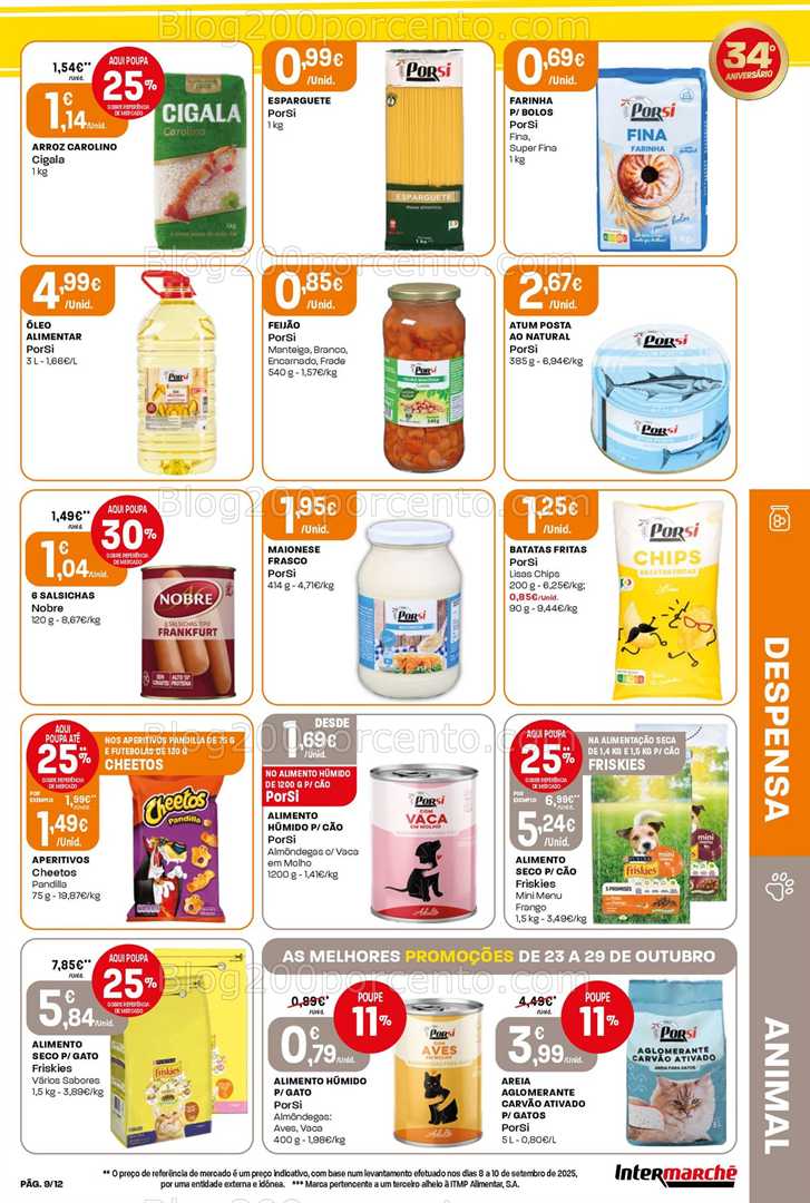 Antevisão Folheto INTERMARCHÉ Mini Promoções de 23 a 29 outubro