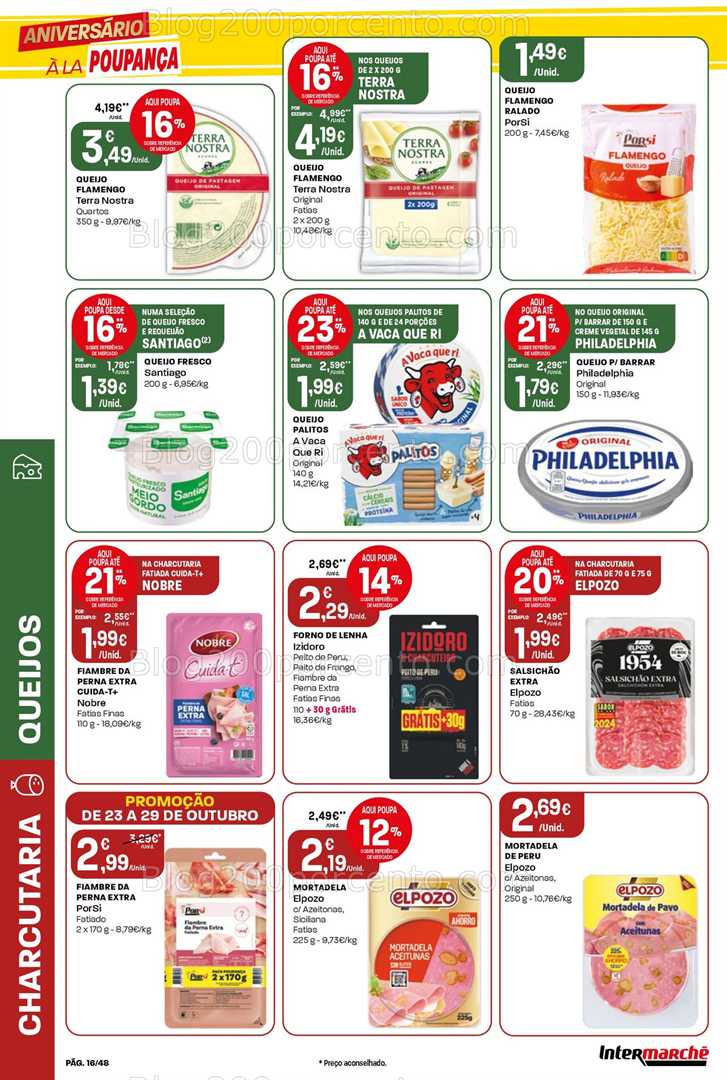 Antevisão Folheto INTERMARCHÉ Super Promoções de 23 a 29 outubro