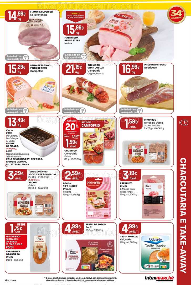 Antevisão Folheto INTERMARCHÉ Super Promoções de 23 a 29 outubro