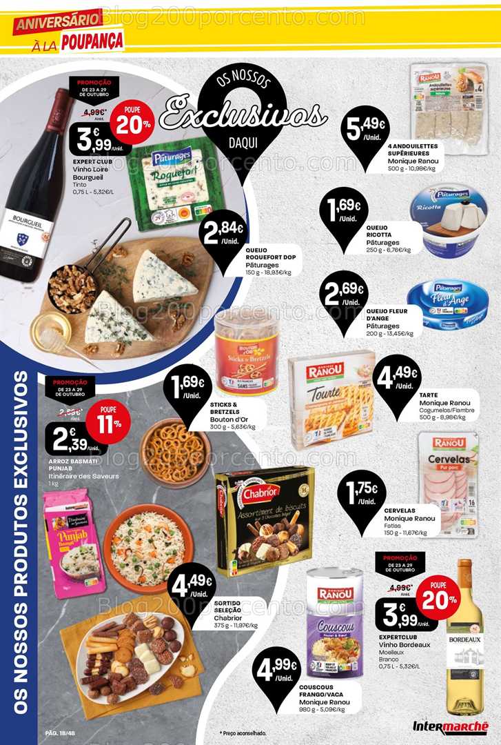 Antevisão Folheto INTERMARCHÉ Super Promoções de 23 a 29 outubro