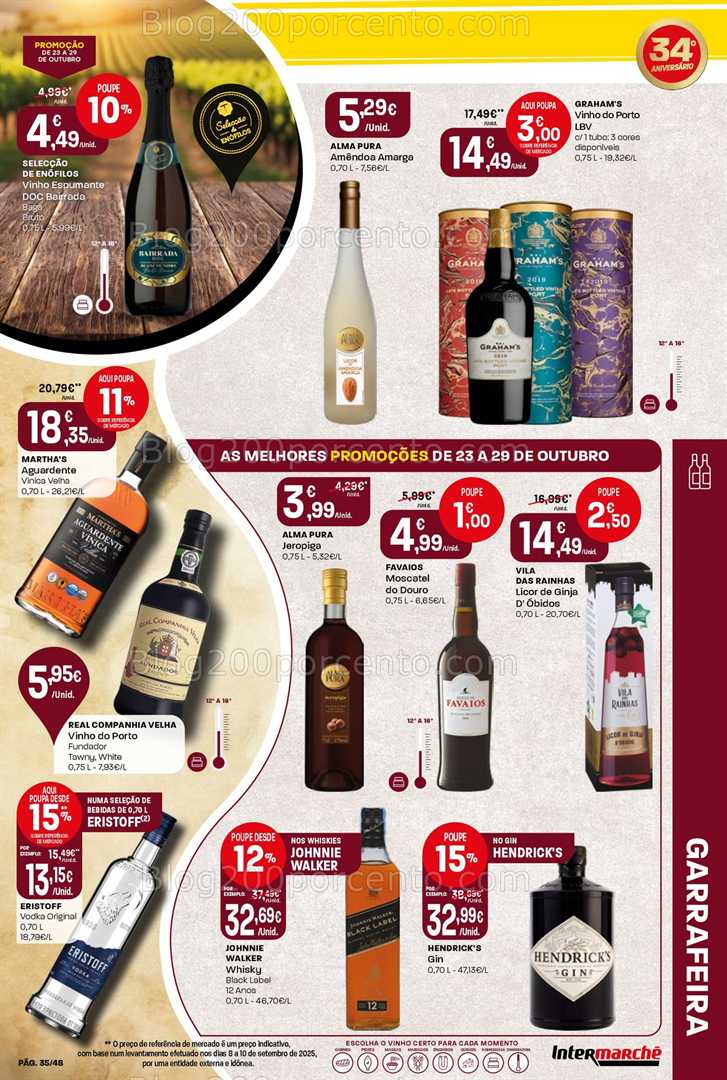 Antevisão Folheto INTERMARCHÉ Super Promoções de 23 a 29 outubro