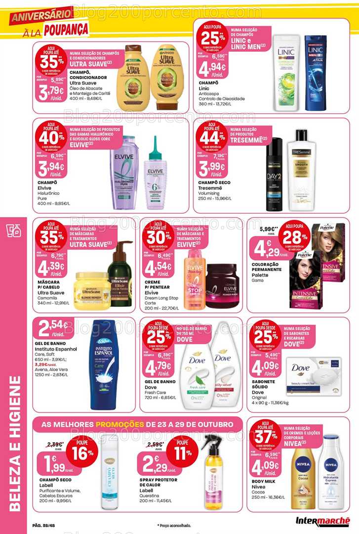 Antevisão Folheto INTERMARCHÉ Super Promoções de 23 a 29 outubro