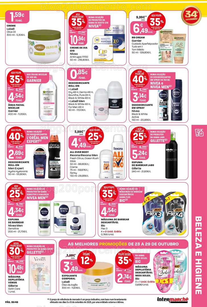 Antevisão Folheto INTERMARCHÉ Super Promoções de 23 a 29 outubro