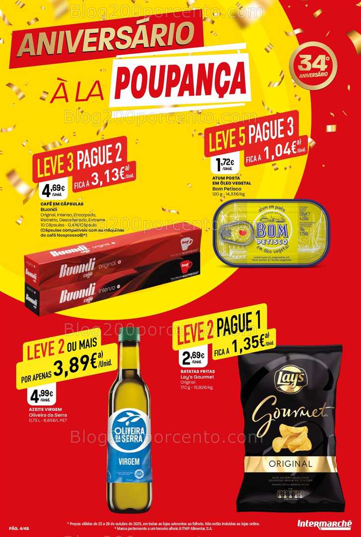 Antevisão Folheto INTERMARCHÉ Super Promoções de 23 a 29 outubro