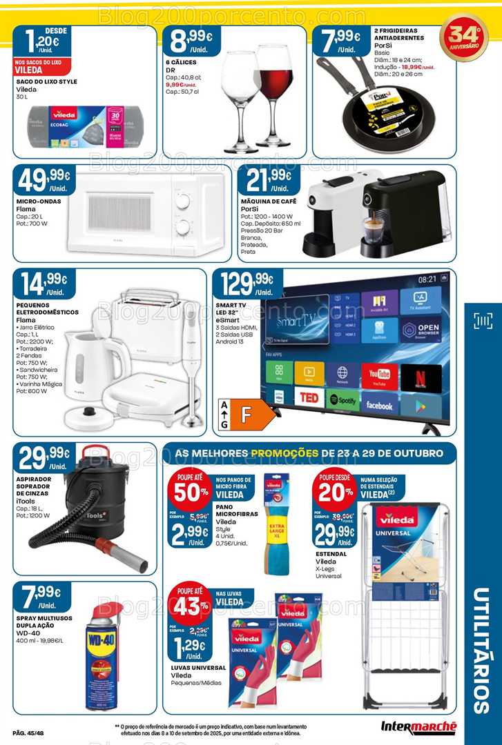 Antevisão Folheto INTERMARCHÉ Super Promoções de 23 a 29 outubro