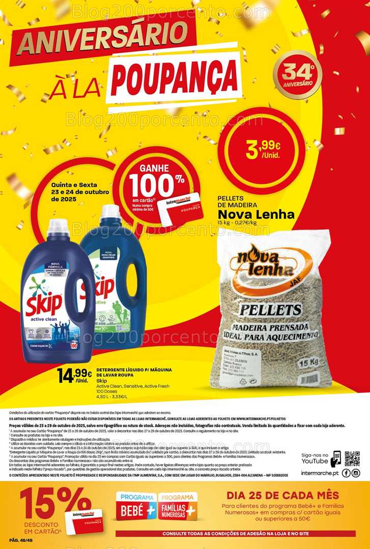 Antevisão Folheto INTERMARCHÉ Super Promoções de 23 a 29 outubro