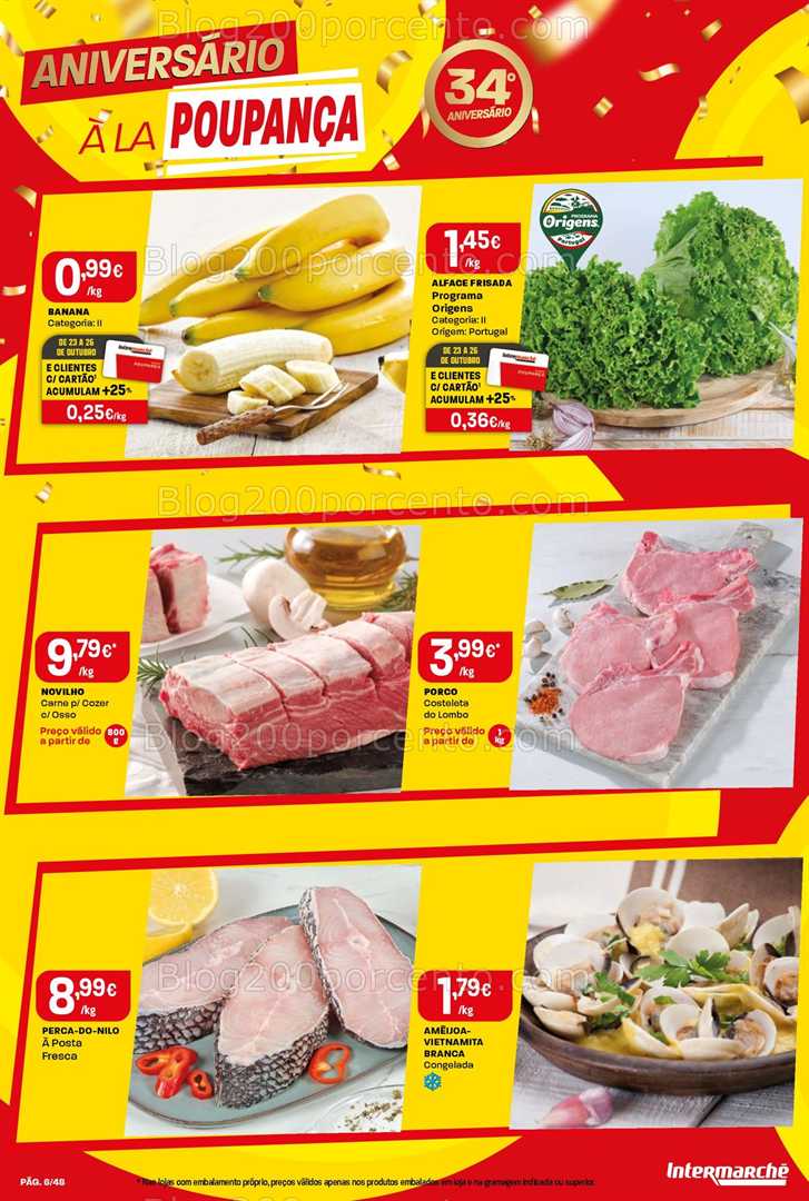 Antevisão Folheto INTERMARCHÉ Super Promoções de 23 a 29 outubro