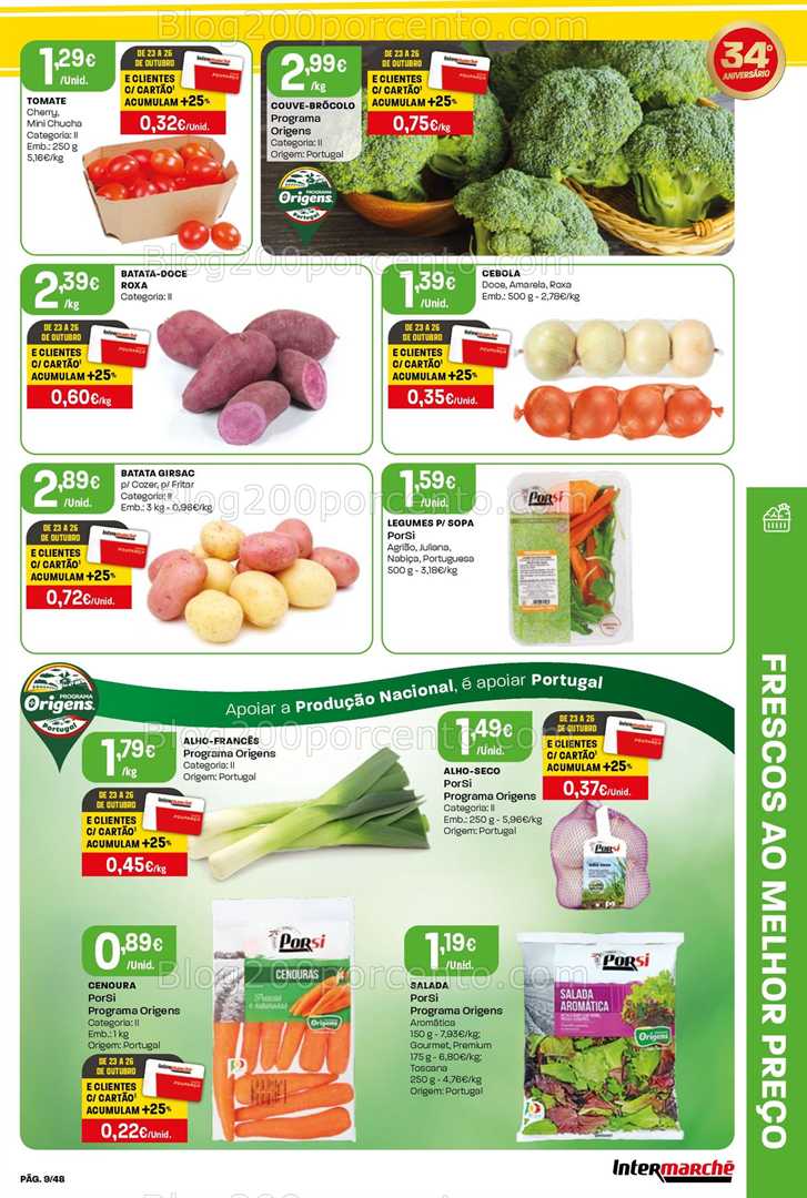 Antevisão Folheto INTERMARCHÉ Super Promoções de 23 a 29 outubro