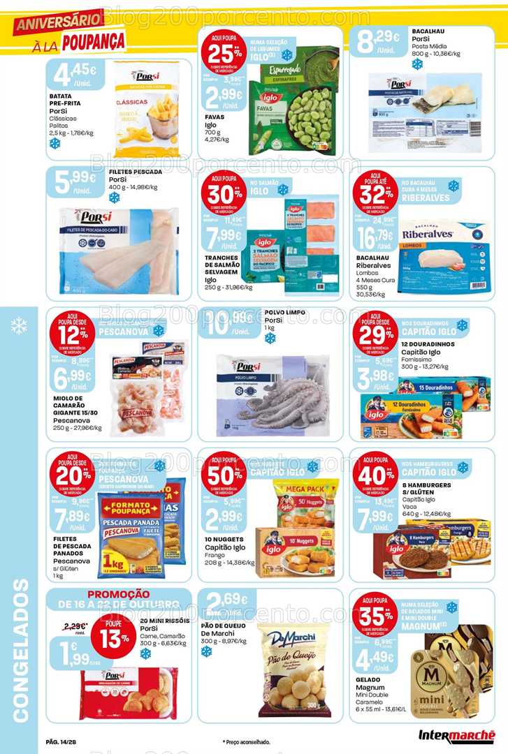 Antevisão Folheto INTERMARCHÉ Contact Promoções de 16 a 22 outubro