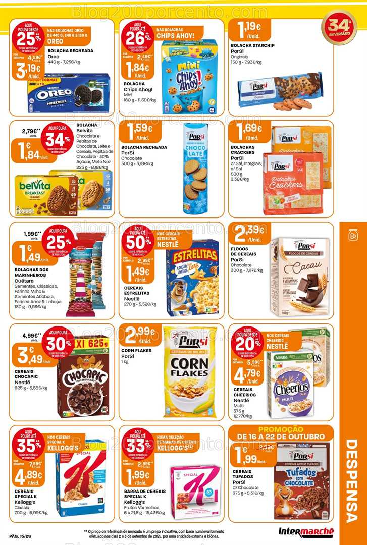 Antevisão Folheto INTERMARCHÉ Contact Promoções de 16 a 22 outubro