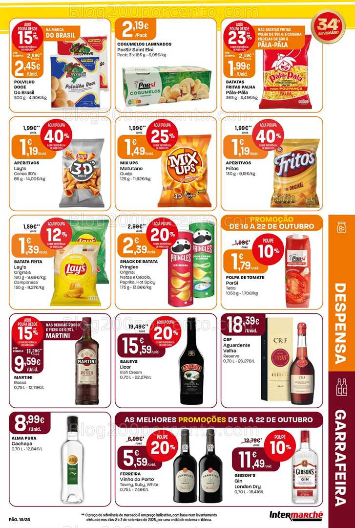 Antevisão Folheto INTERMARCHÉ Contact Promoções de 16 a 22 outubro