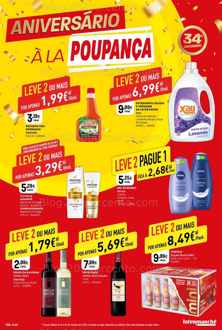 Antevisão Folheto INTERMARCHÉ Contact Promoções de 16 a 22 outubro
