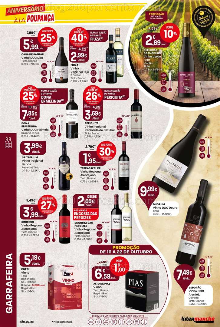 Antevisão Folheto INTERMARCHÉ Contact Promoções de 16 a 22 outubro