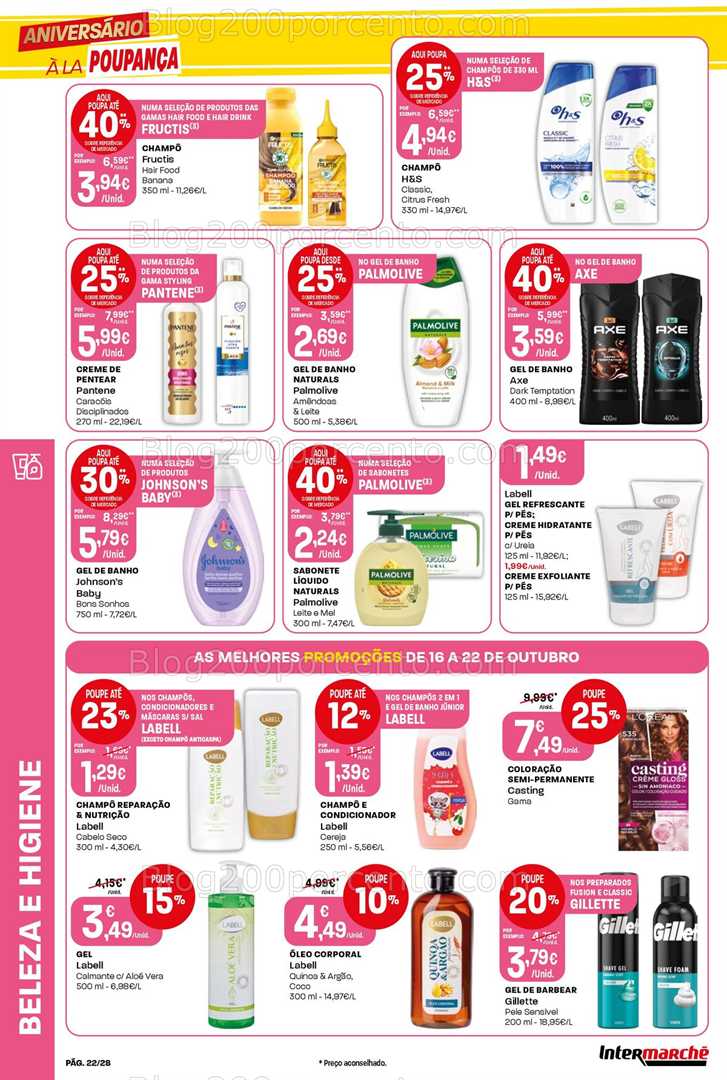Antevisão Folheto INTERMARCHÉ Contact Promoções de 16 a 22 outubro