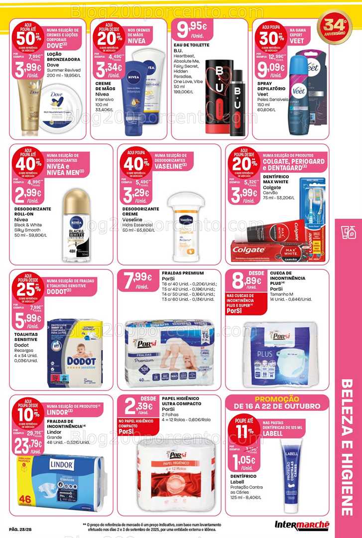 Antevisão Folheto INTERMARCHÉ Contact Promoções de 16 a 22 outubro