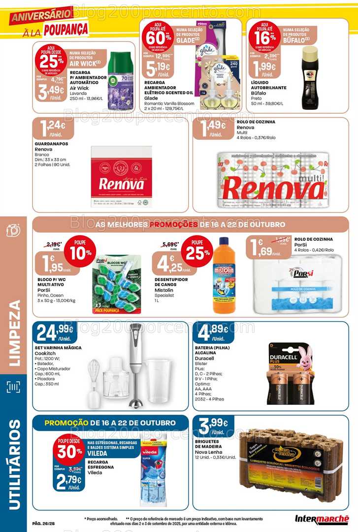 Antevisão Folheto INTERMARCHÉ Contact Promoções de 16 a 22 outubro