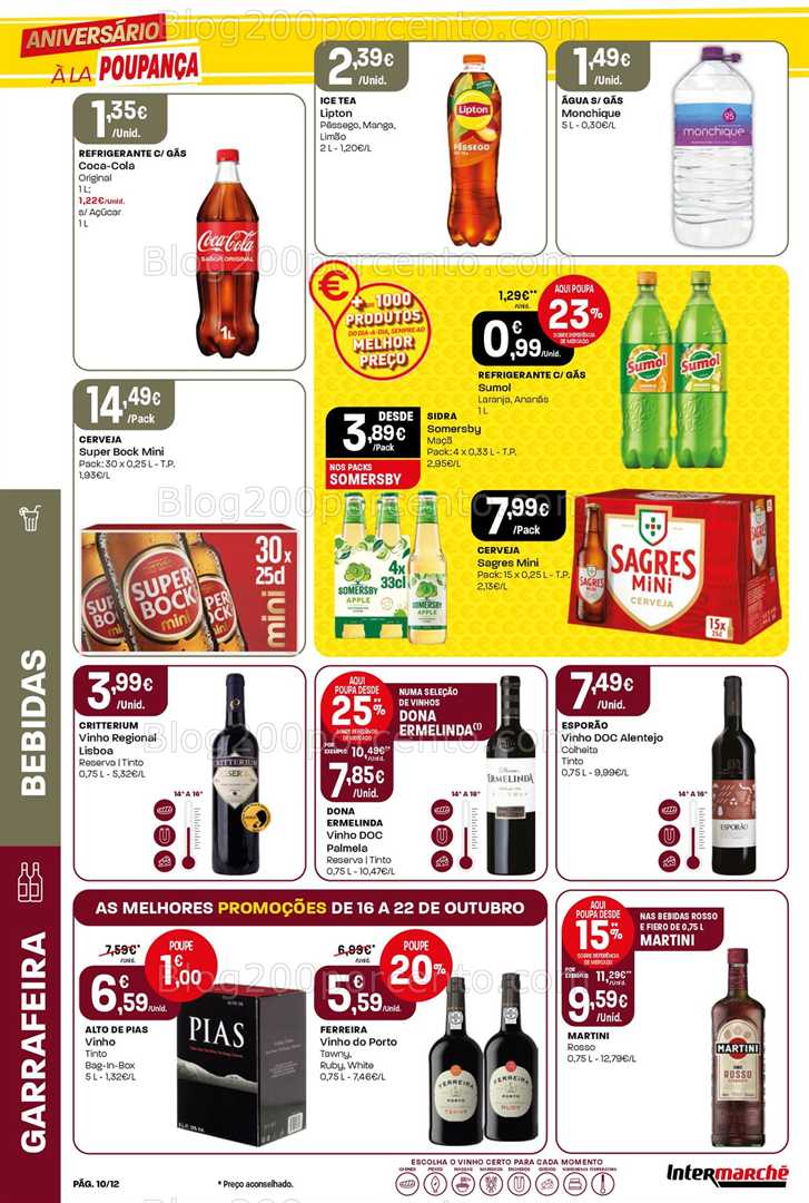 Antevisão Folheto INTERMARCHÉ Mini Promoções de 16 a 22 outubro