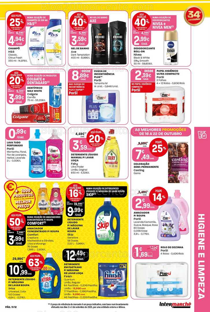 Antevisão Folheto INTERMARCHÉ Mini Promoções de 16 a 22 outubro