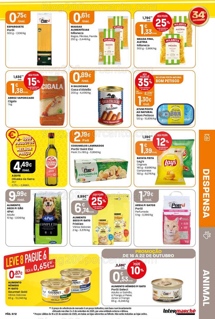 Antevisão Folheto INTERMARCHÉ Mini Promoções de 16 a 22 outubro