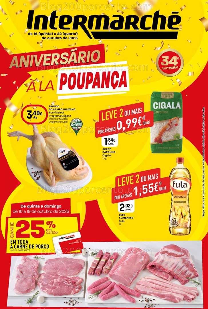 Antevisão Folheto INTERMARCHÉ Super Promoções de 16 a 22 outubro