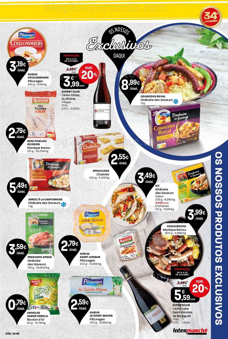 Antevisão Folheto INTERMARCHÉ Super Promoções de 16 a 22 outubro