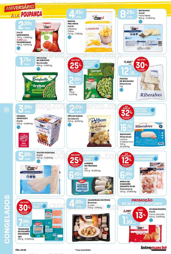Antevisão Folheto INTERMARCHÉ Super Promoções de 16 a 22 outubro