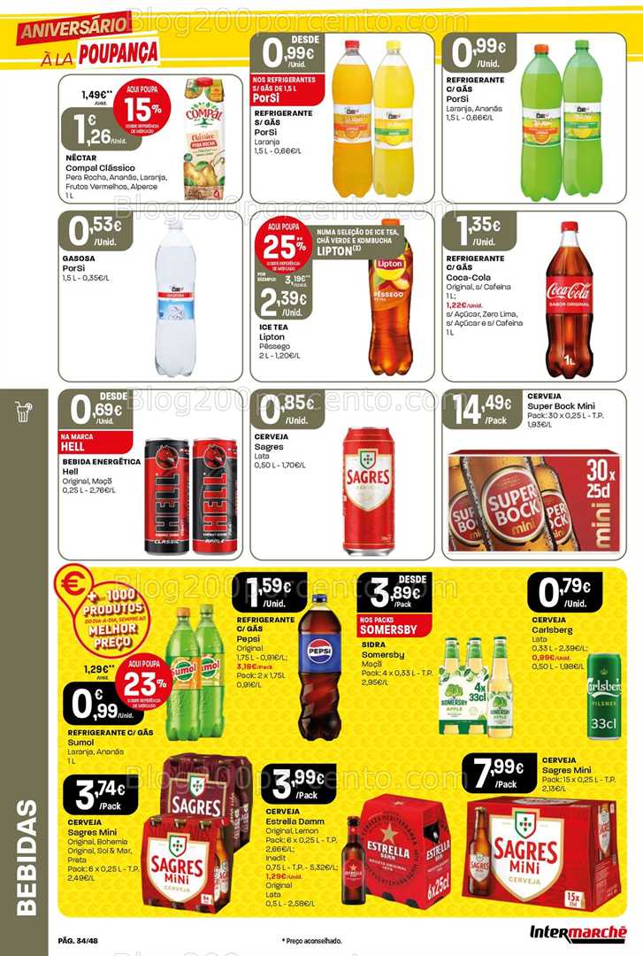 Antevisão Folheto INTERMARCHÉ Super Promoções de 16 a 22 outubro