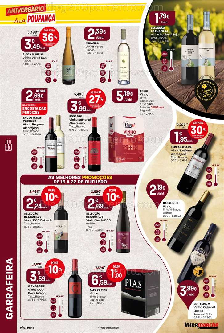 Antevisão Folheto INTERMARCHÉ Super Promoções de 16 a 22 outubro