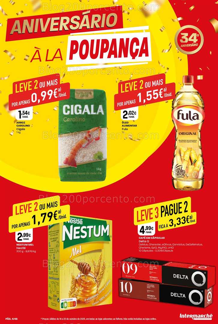 Antevisão Folheto INTERMARCHÉ Super Promoções de 16 a 22 outubro