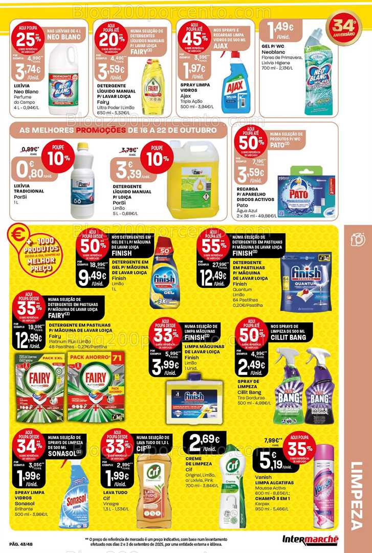 Antevisão Folheto INTERMARCHÉ Super Promoções de 16 a 22 outubro