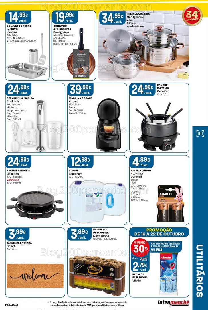 Antevisão Folheto INTERMARCHÉ Super Promoções de 16 a 22 outubro