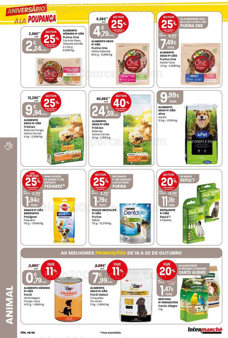 Antevisão Folheto INTERMARCHÉ Super Promoções de 16 a 22 outubro