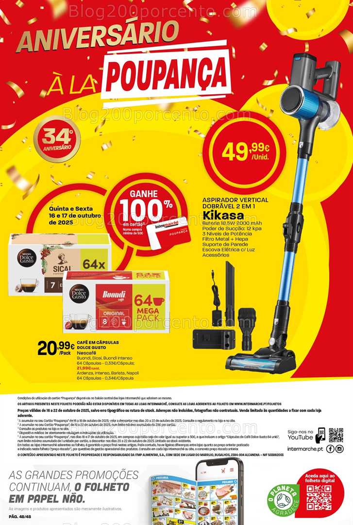 Antevisão Folheto INTERMARCHÉ Super Promoções de 16 a 22 outubro