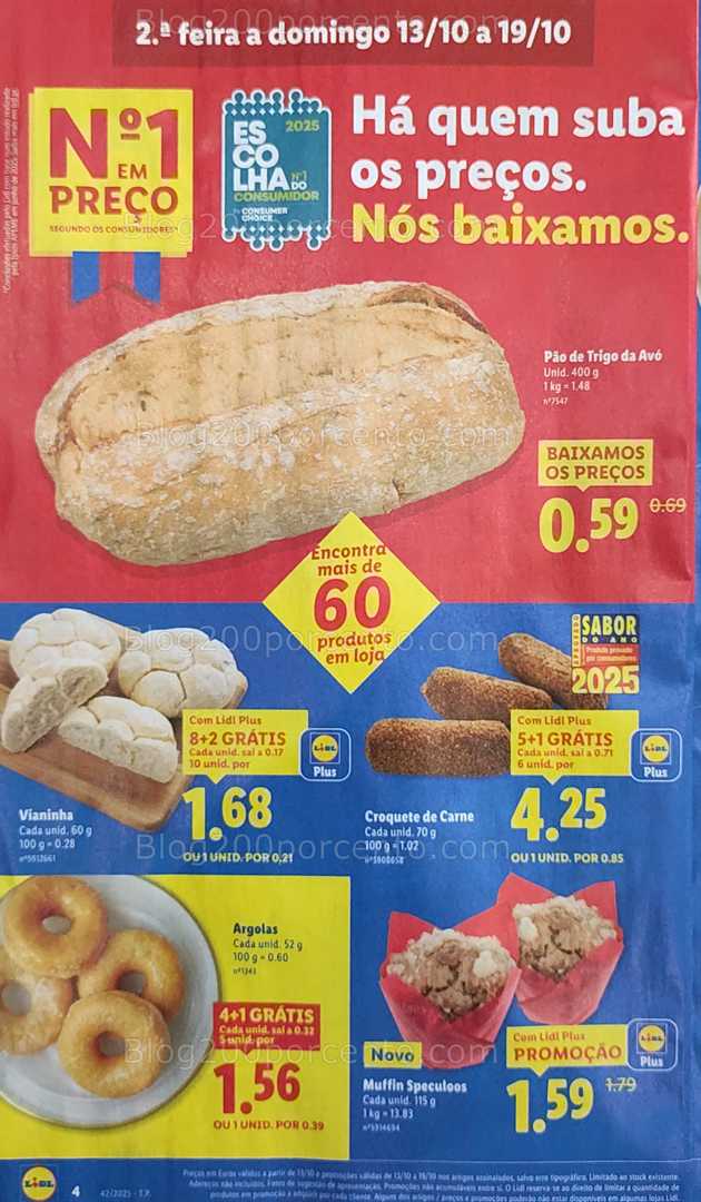 Antevisão Folheto LIDL Promoções de 13 a 19 outubro