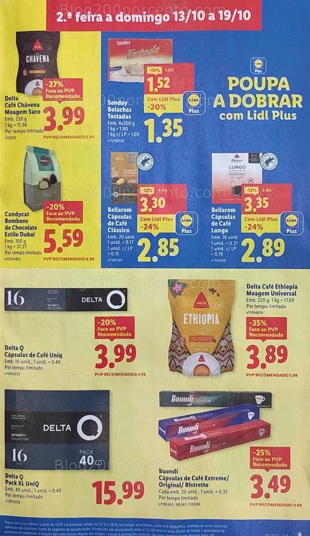 Antevisão Folheto LIDL Promoções de 13 a 19 outubro
