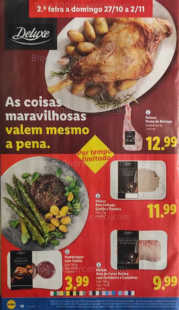 Antevisão Folheto LIDL Promoções de 27 outubro a 2 novembro