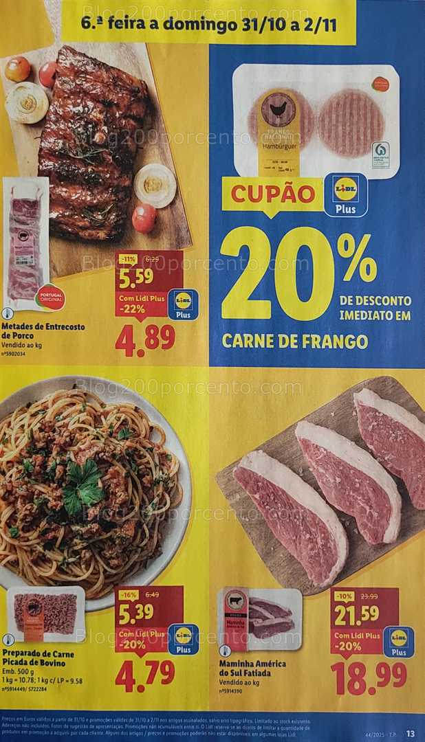 Antevisão Folheto LIDL Promoções de 27 outubro a 2 novembro