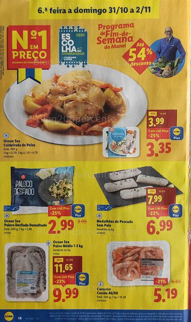 Antevisão Folheto LIDL Promoções de 27 outubro a 2 novembro